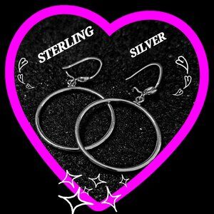 Vintage Medium Dangling Circle Earrings